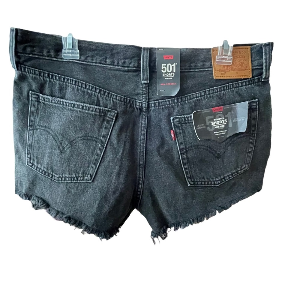 Levi’s premium mid rise 501 shorts 32 - Picture 7 of 9